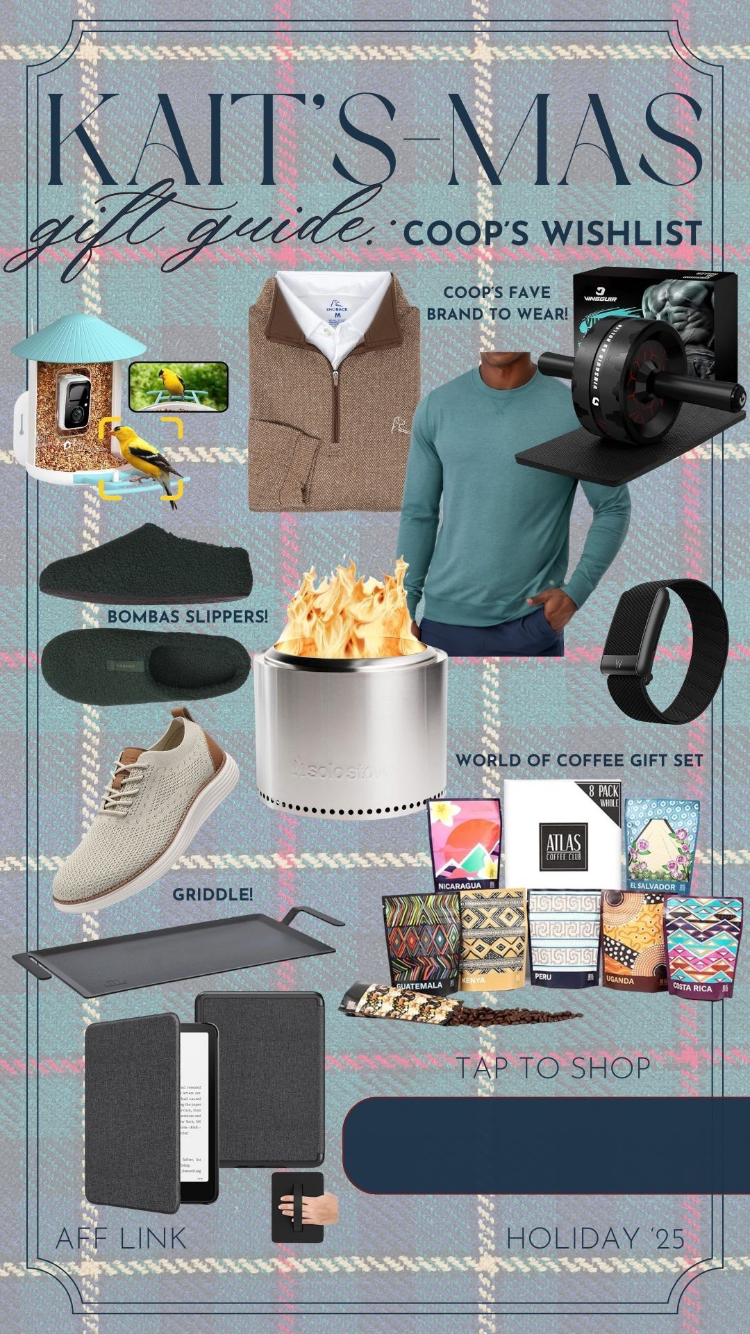 Coop’s Christmas wishlist! Hopefully this gift guide gives you some ideas for the guy on your list! The bird house camera has me LOLing 😂 

#LTKMens #LTKHoliday #LTKGiftGuide