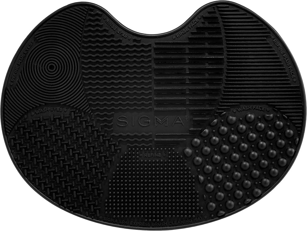 Sigma Beauty Makeup Brush Cleaner Mat – Sigma Spa Express Silicone Makeup Brush Cleaning Mat wi... | Amazon (US)