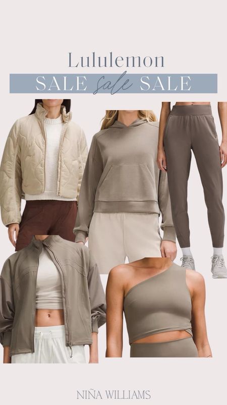 Lululemon Sale! Neutral activewear - neutral jackets - moms sportswear - travel outfit finds

#LTKActive #LTKfindsunder100 #LTKsalealert