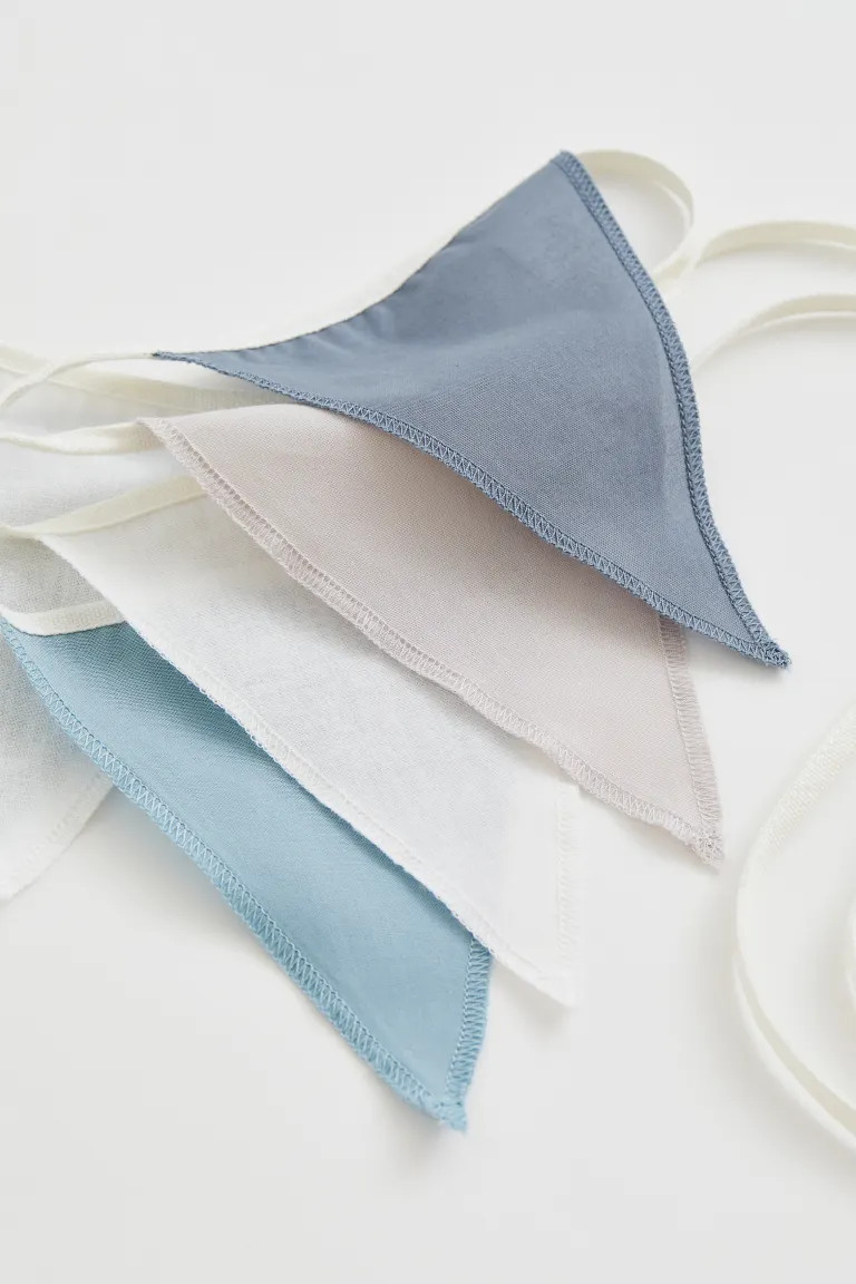 Pennant Bunting - White - Home All | H&M US | H&M (US + CA)
