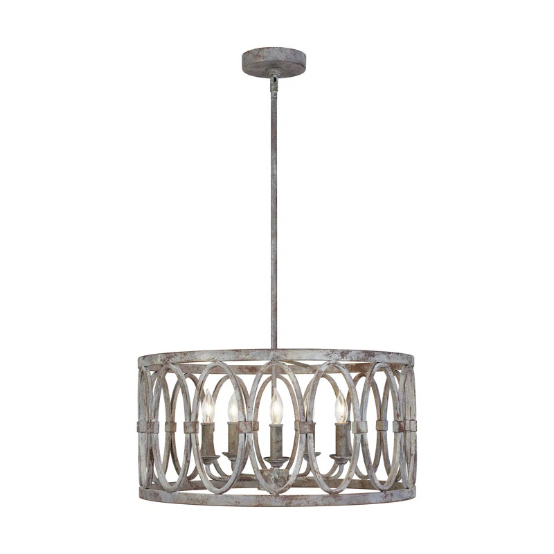Huntington 5 - Light Dimmable Drum Chandelier | Wayfair North America