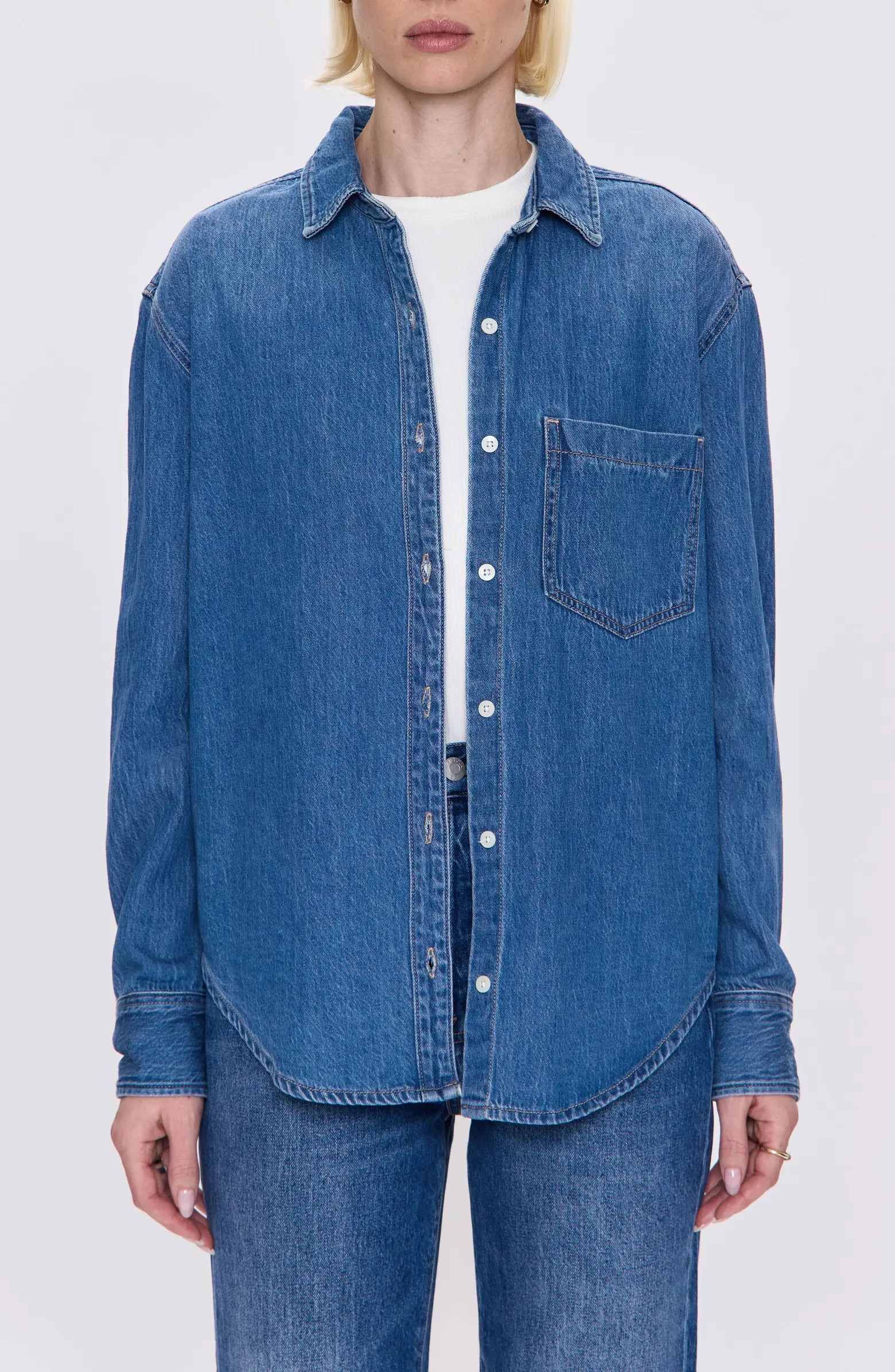 Pistola Jamie Denim Button-Up Shirt | Nordstrom | Nordstrom