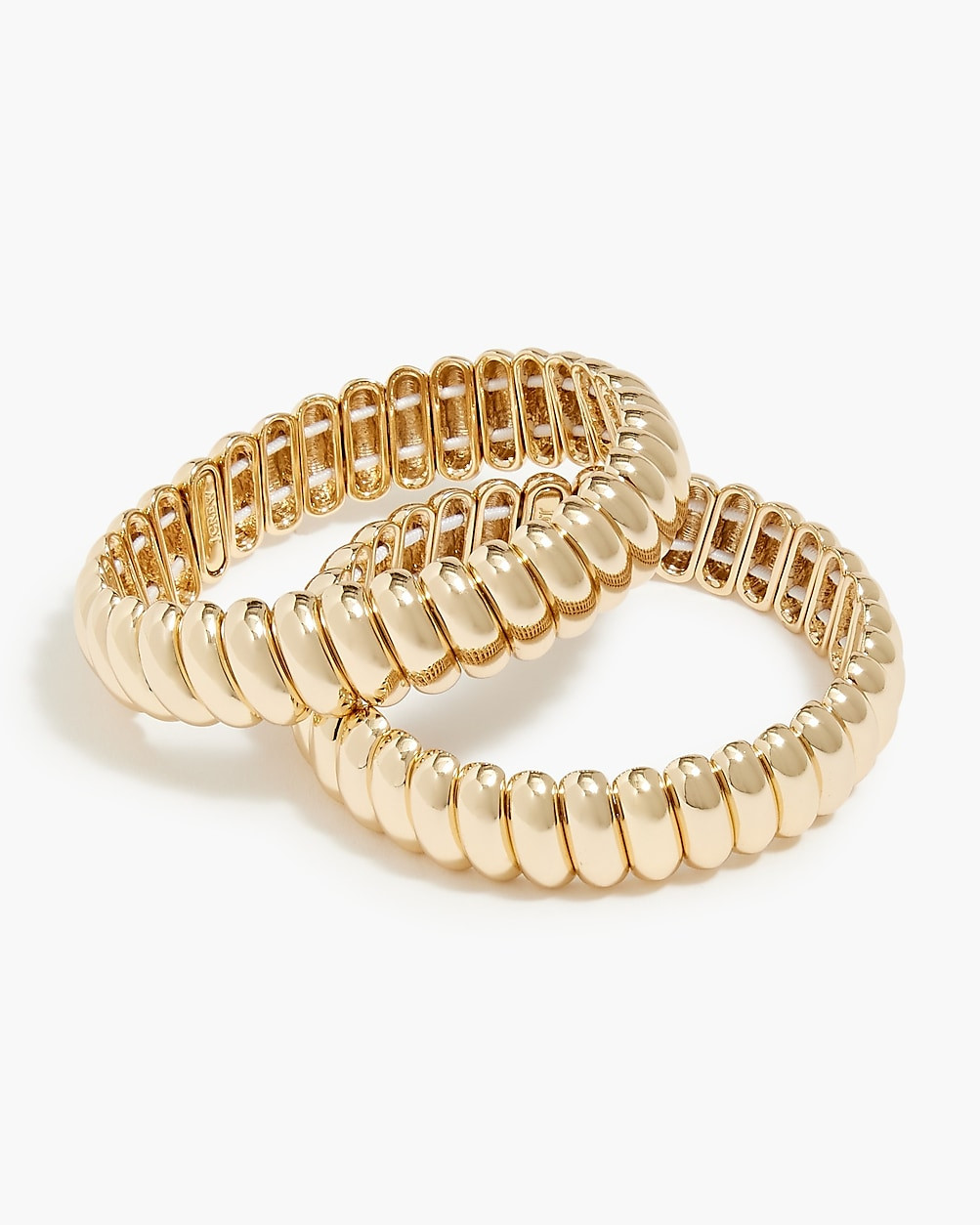 Metal-bead stretch bracelets set | J.Crew Factory