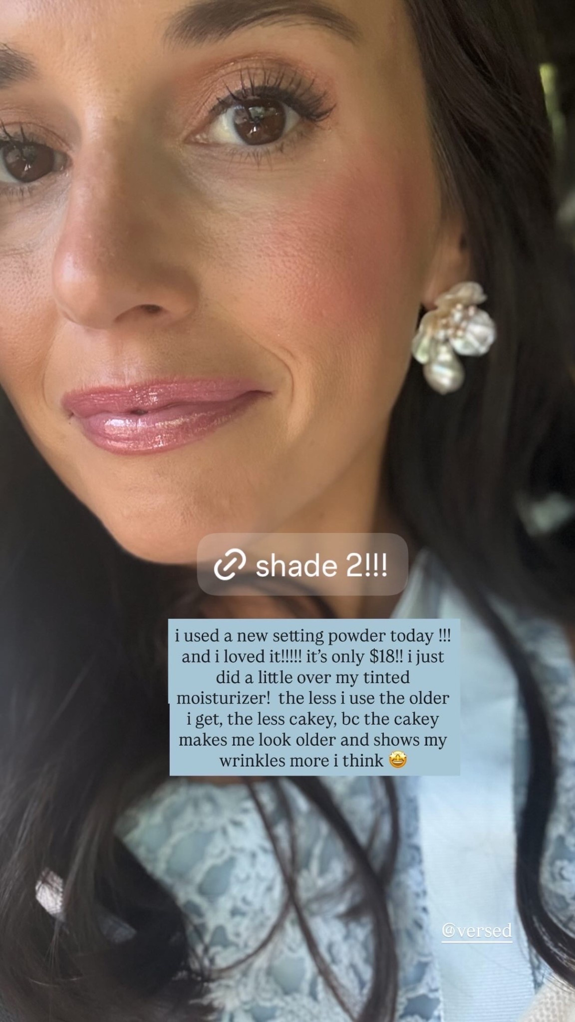 Obsessed with this setting powder from versed! Does not make you feel cakey! 

#LTKmorningroutine #LTKmomlife #LTKgrwm