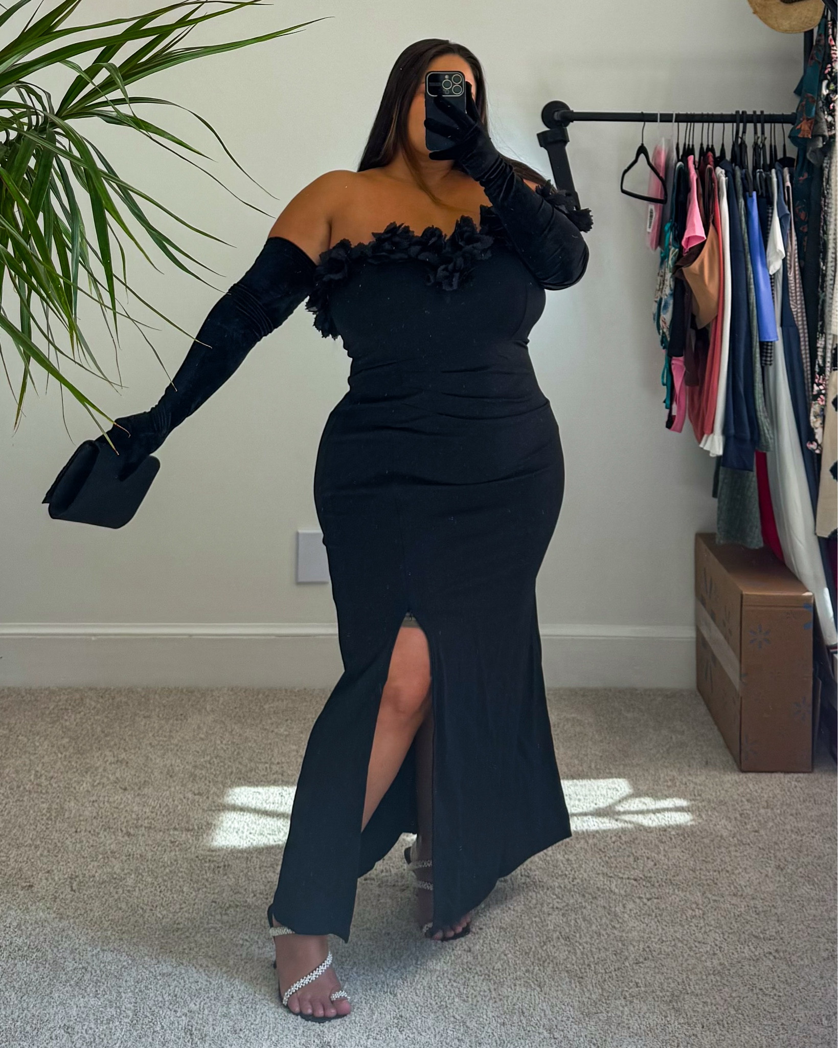 Formal dress ideas as a size 16 - Hollywood glam - red carpet look 

Dress shown in size XL. Fabric has stretch / forgiving fit. Floral sleeve can be worn on or off the arm. Ruched tummy area. Zipper / adjustable slit

#formal #dresses #amazonstyle #blacktie 

#LTKMidsize #LTKWedding #LTKStyleTip