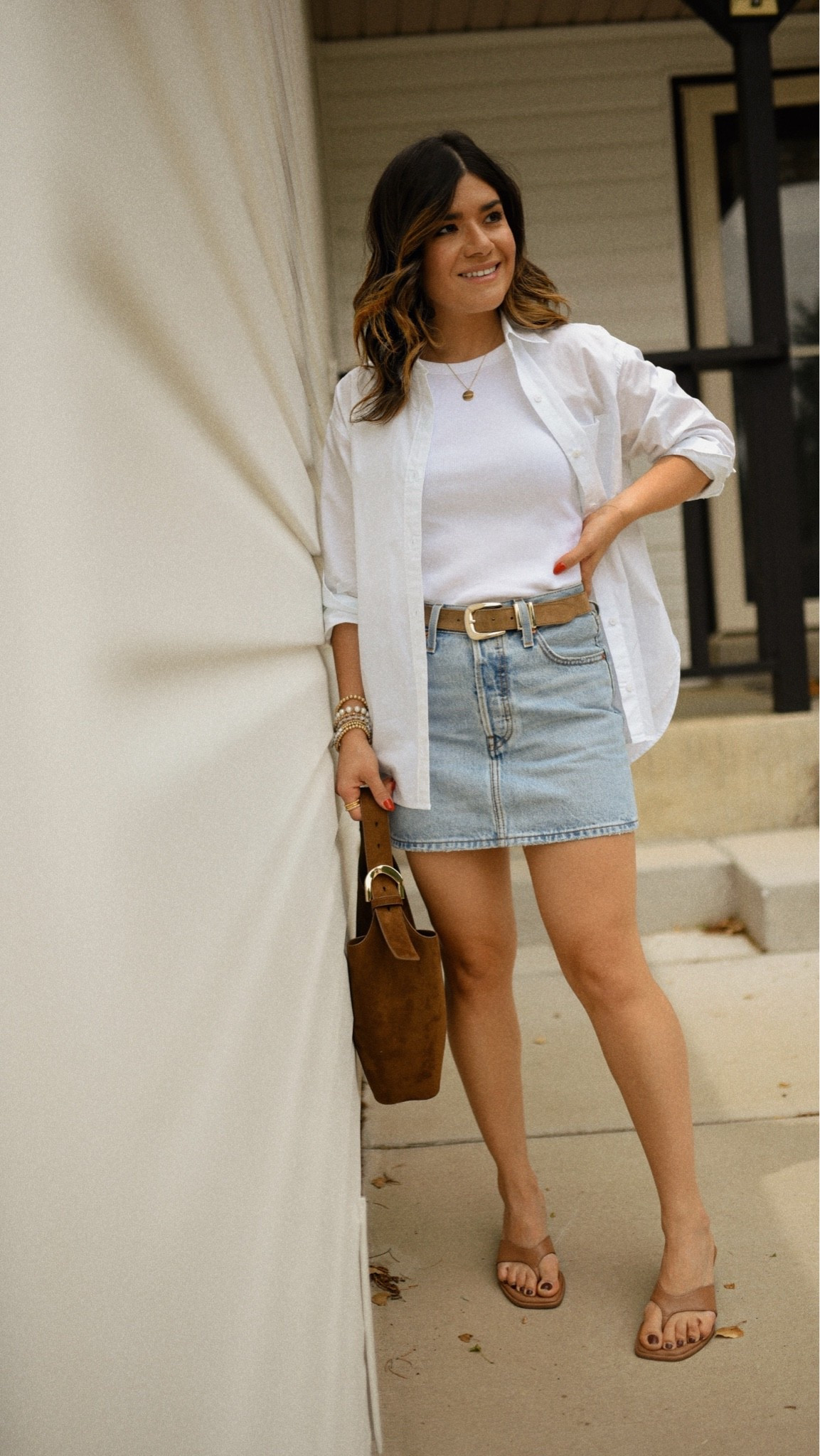 Favorite denim skirt! @levi buy two bottoms and get them for $55 each! 
Such a good sale!! Linking some of my current favorite products from the brand!! 
Shirt size small
Tank size xs
Skirt size 25

#LTKootd #LTKmomlife #LTKSaleAlert