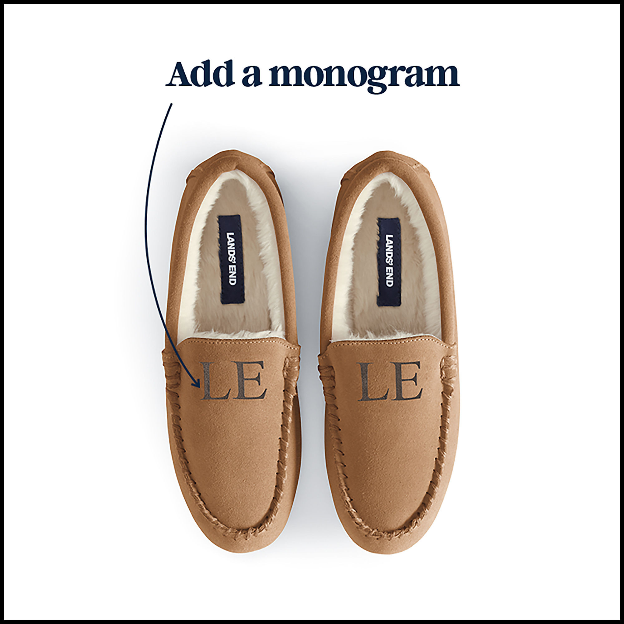 Women's Suede Leather Moccasin Slippers | Lands' End (US)
