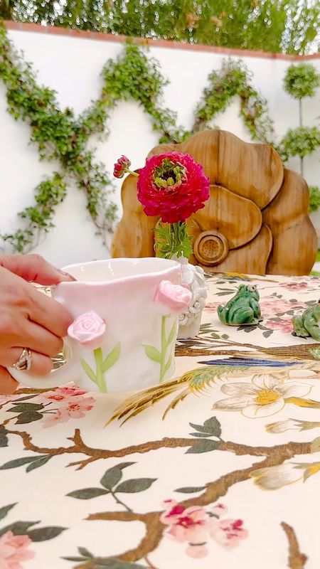 3D rose mug for the garden lover! Flower mugs are so fun to mix and match! 

#LTKVideo #LTKfindsunder50