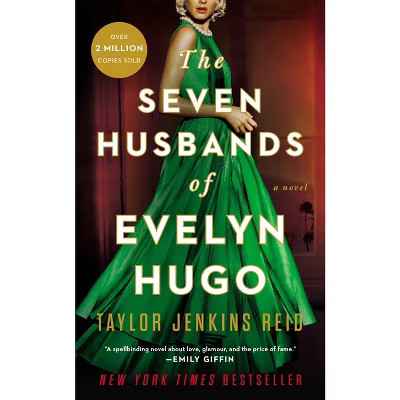 The Seven Husbands of Evelyn Hugo by Taylor Jenkins Reid, Large Print Hardcover