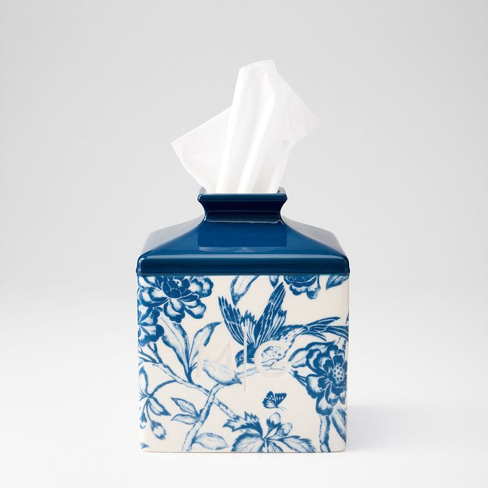 Sanderson Ceramic Tissue Box | Mark and Graham