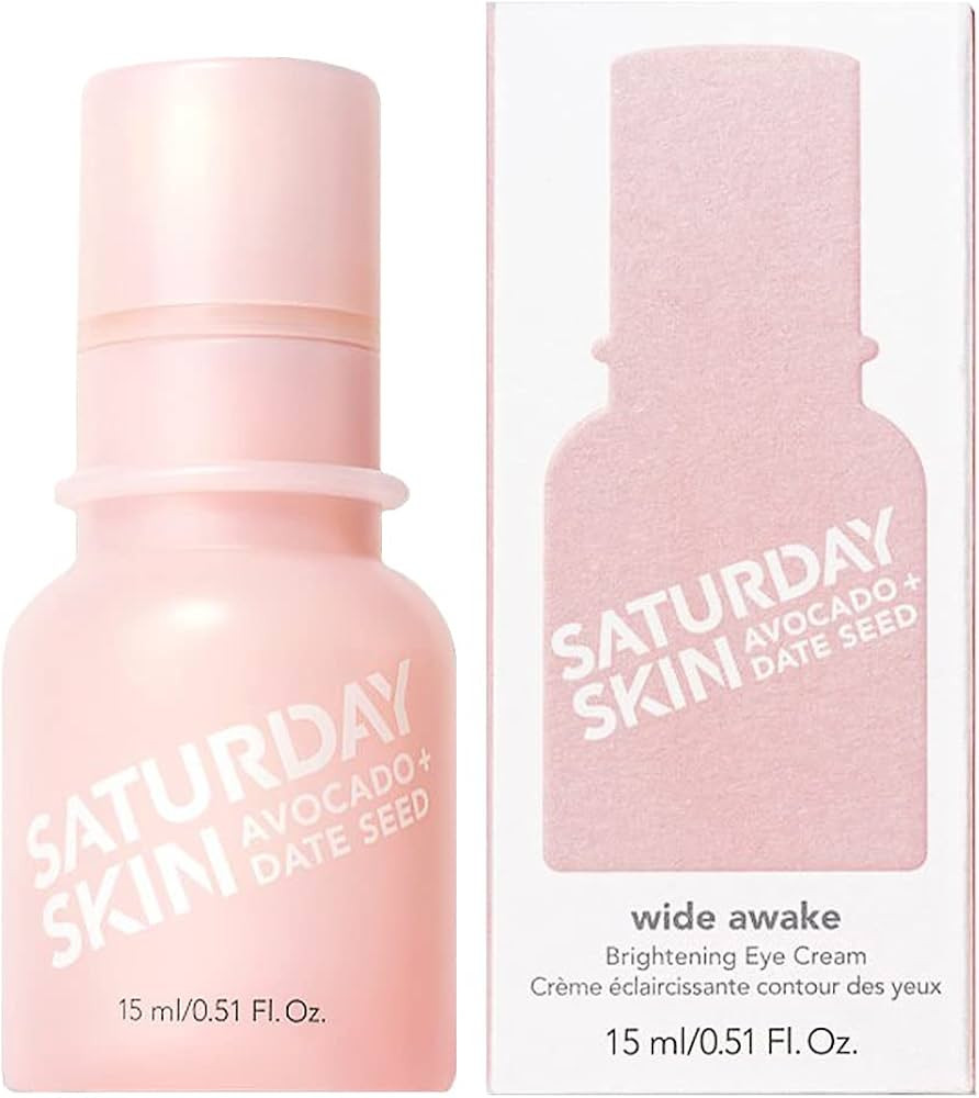 Saturday Skin Wide Awake Brightening Cream Illuminating Eye Cream for Wrinkles, Puffy Eyes + Dark... | Amazon (US)