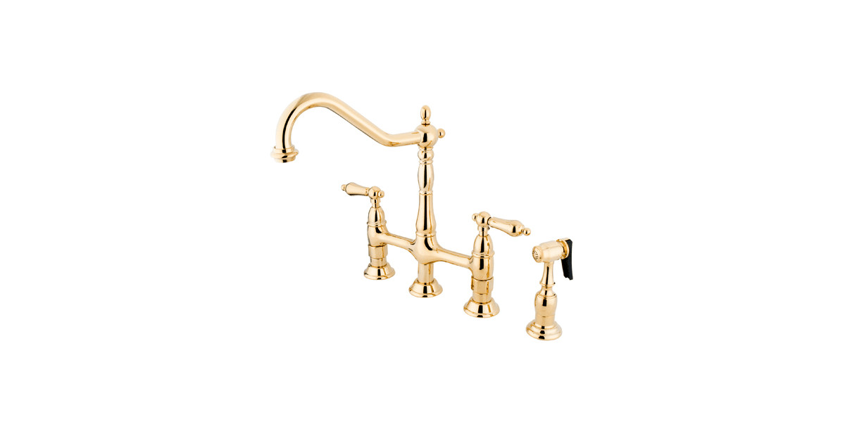 Kingston Brass KS1272ALBS Heritage 1.8 GPM | Build.com | Build.com, Inc.