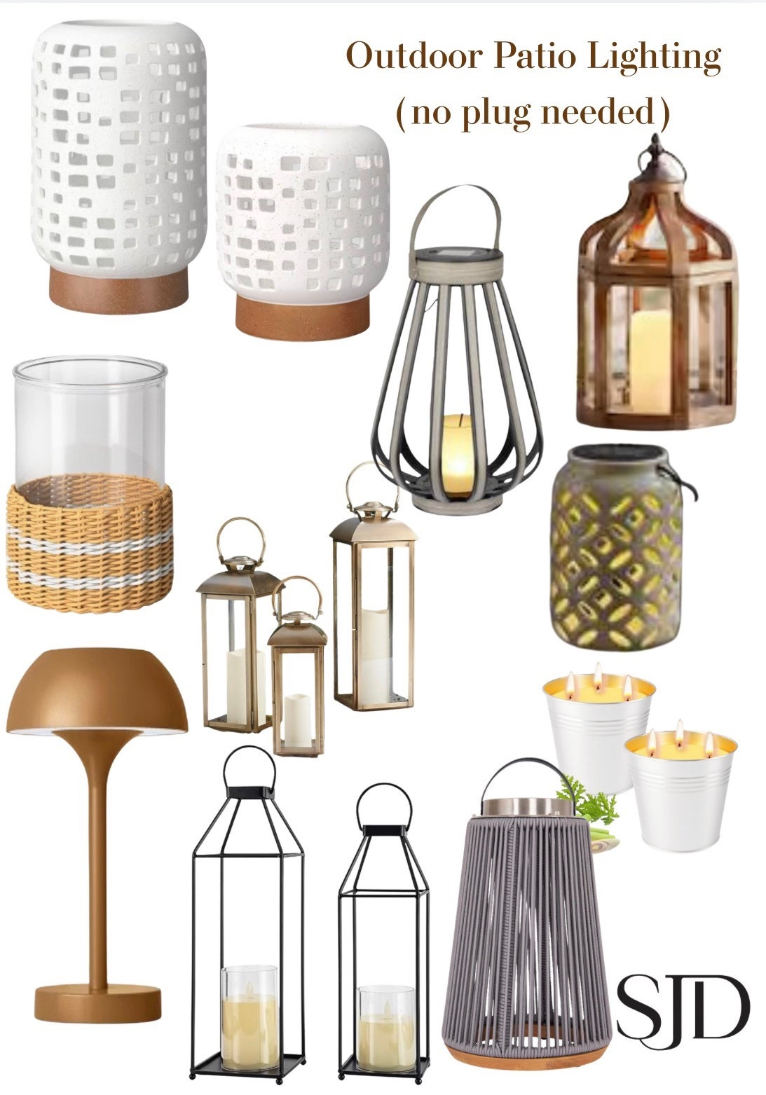 No outlet? No problem. These patio lighting ideas add instant ambiance to your outdoor space without the hassle of running electrical. From cordless table lamps to lanterns and solar candles, these are some of my favorite ways to make a patio feel warm, layered, and designer-finished. Perfect for porches, patios, pool areas, and outdoor dining spaces. ✨

#OutdoorLighting #PatioLighting #PatioDecor #OutdoorLiving #PorchDecor 

#LTKSeasonal #LTKHome #LTKMothersDay