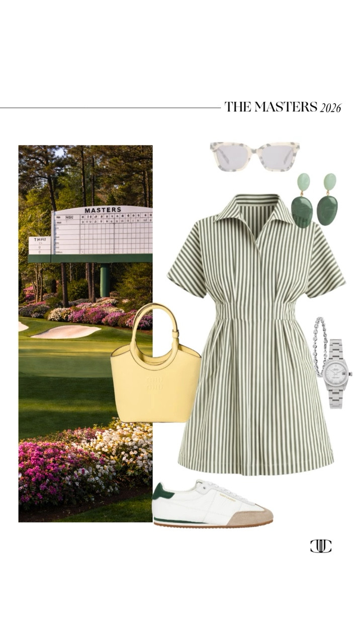 Masters 2026 Style 🌿🏌️‍♀️

Timeless, polished, and perfectly suited for a day at Augusta. This edit is all about breezy spring dresses, tailored linen sets, chic (walkable) shoes, and classic accessories that strike that effortless Southern balance.

From early tee times to clubhouse brunch, these looks are designed to keep you comfortable, refined, and ready for a full day on the course. Save this for tournament outfit inspo and tap to shop each look. ⛳✨

#LTKStyle #MastersStyle #GolfTournamentStyle #SpringOutfits #PreppyStyle #SouthernStyle #EventStyle #LTKFinds 

 


#LTKdayinmylife #LTKootd #LTKOver40