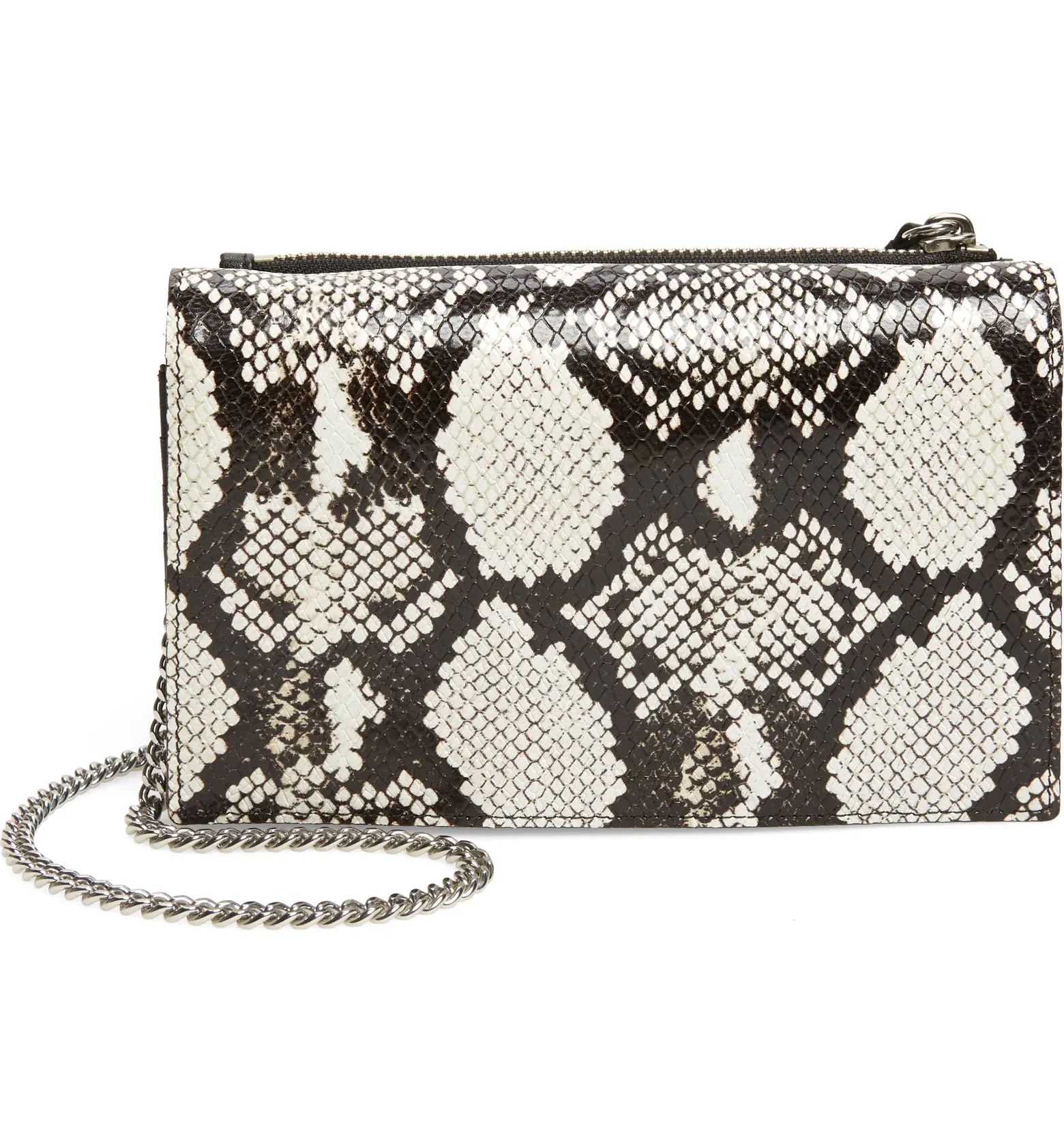 Fetch Snake Embossed Leather Crossbody Bag | Nordstrom