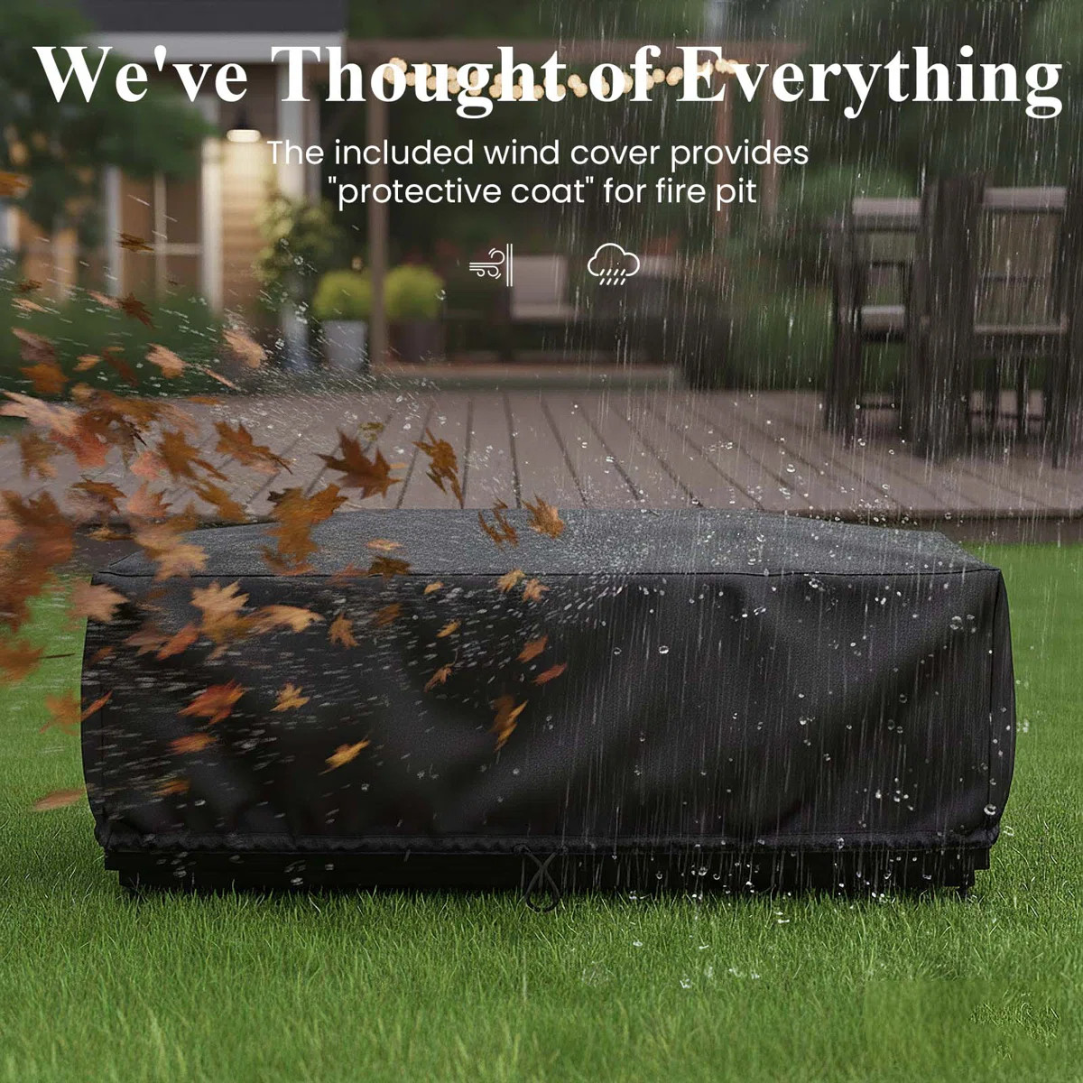 LayinSun 42" Rectangle Aluminum Propane Gas Smokeless Fire Pit Table with Hidden Fuel Tank | Wayfair North America