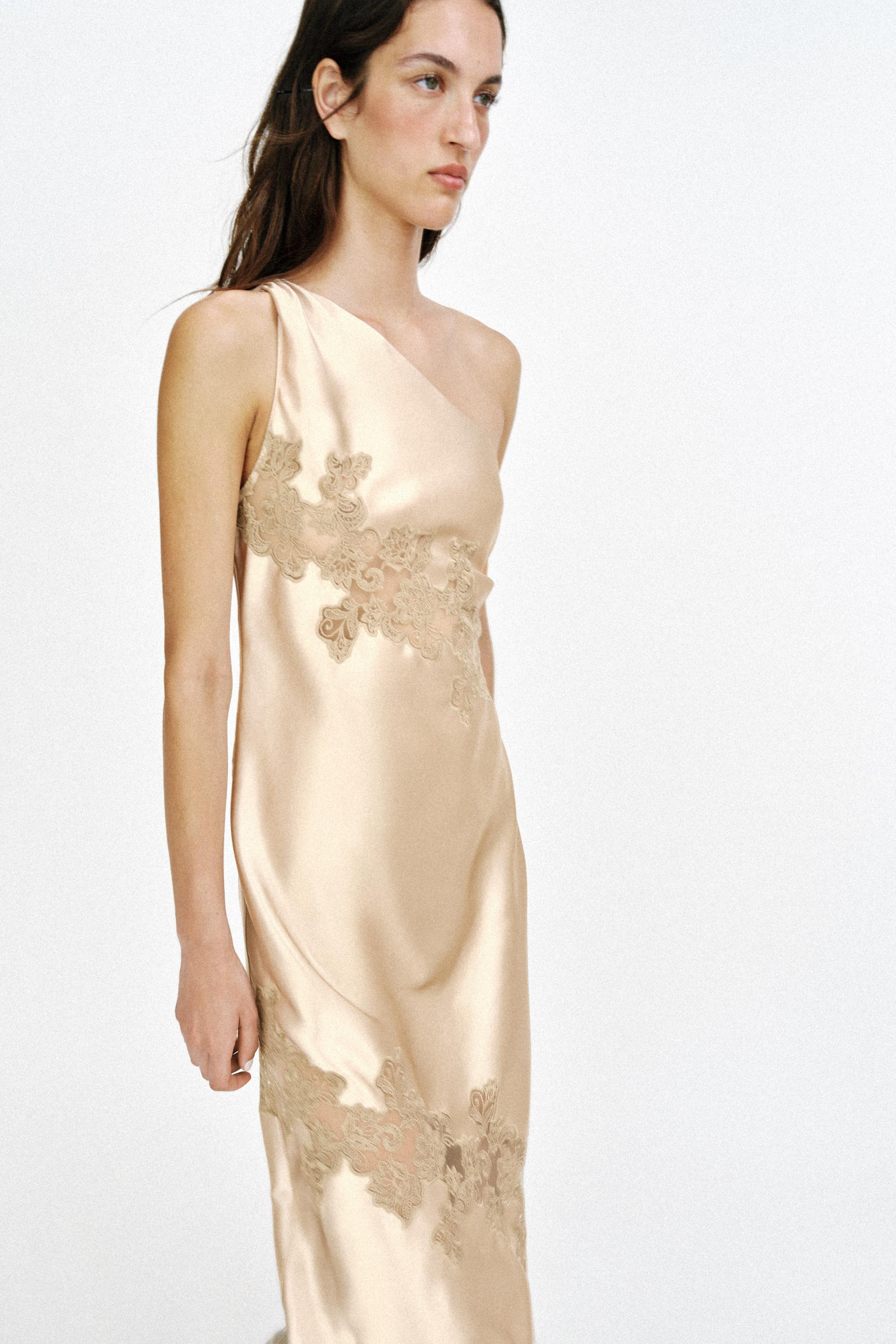 ASYMMETRIC CAMISOLE DRESS | Zara UK