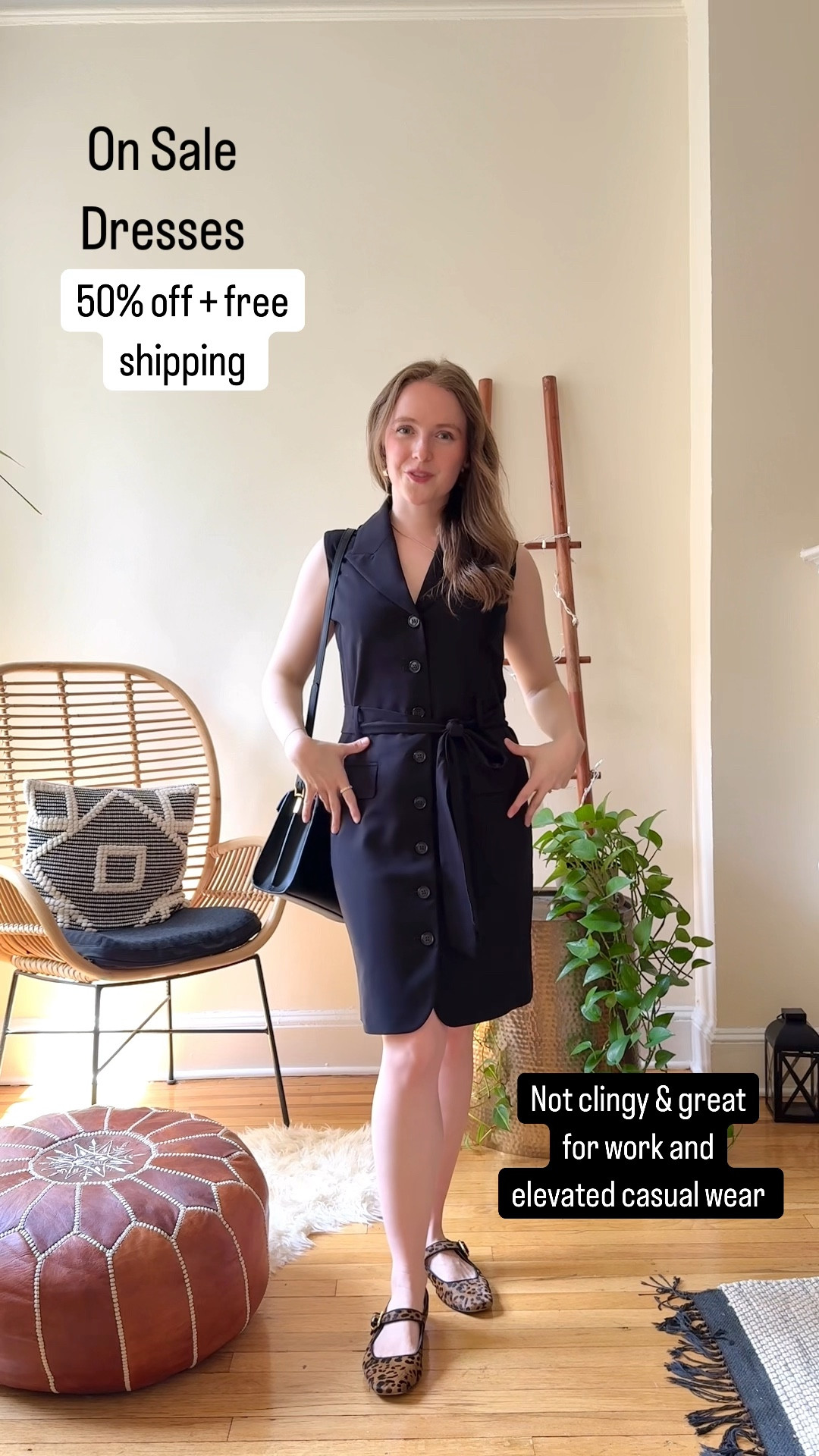 On sale petite friendly dresses 
0 regular vest dress 50% off plus free shipping. Functional buttons & not too tight. Stretchy fabric 

#LTKSaleAlert #LTKWatchNow #LTKPetite