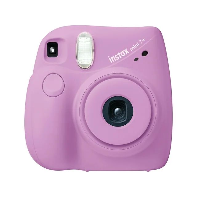 Fujifilm INSTAX Mini 7+ Bundle (10-Pack film, Album, Camera Case, Stickers), Lavender, Brand New ... | Walmart (US)