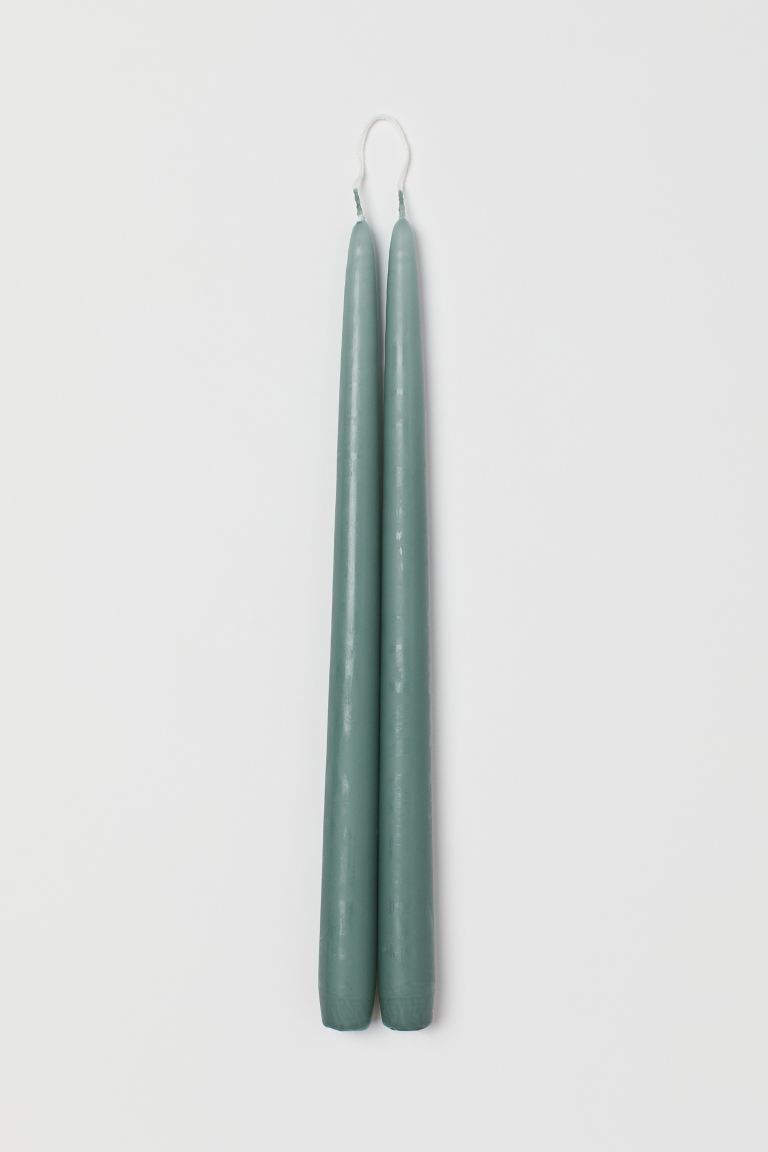 2-pack Tapered Candles | H&M (US)