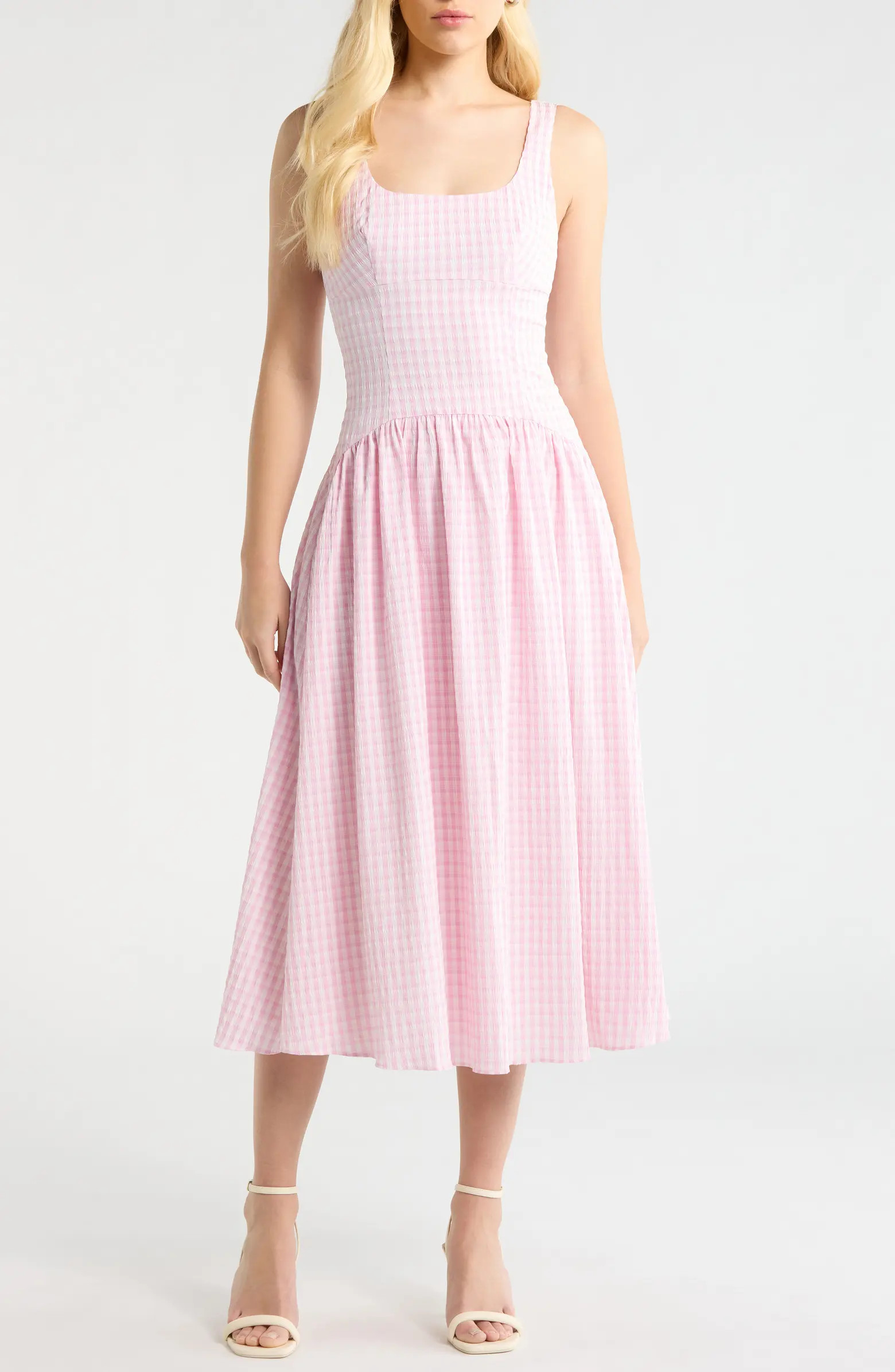 Cara Gingham Dress | Nordstrom