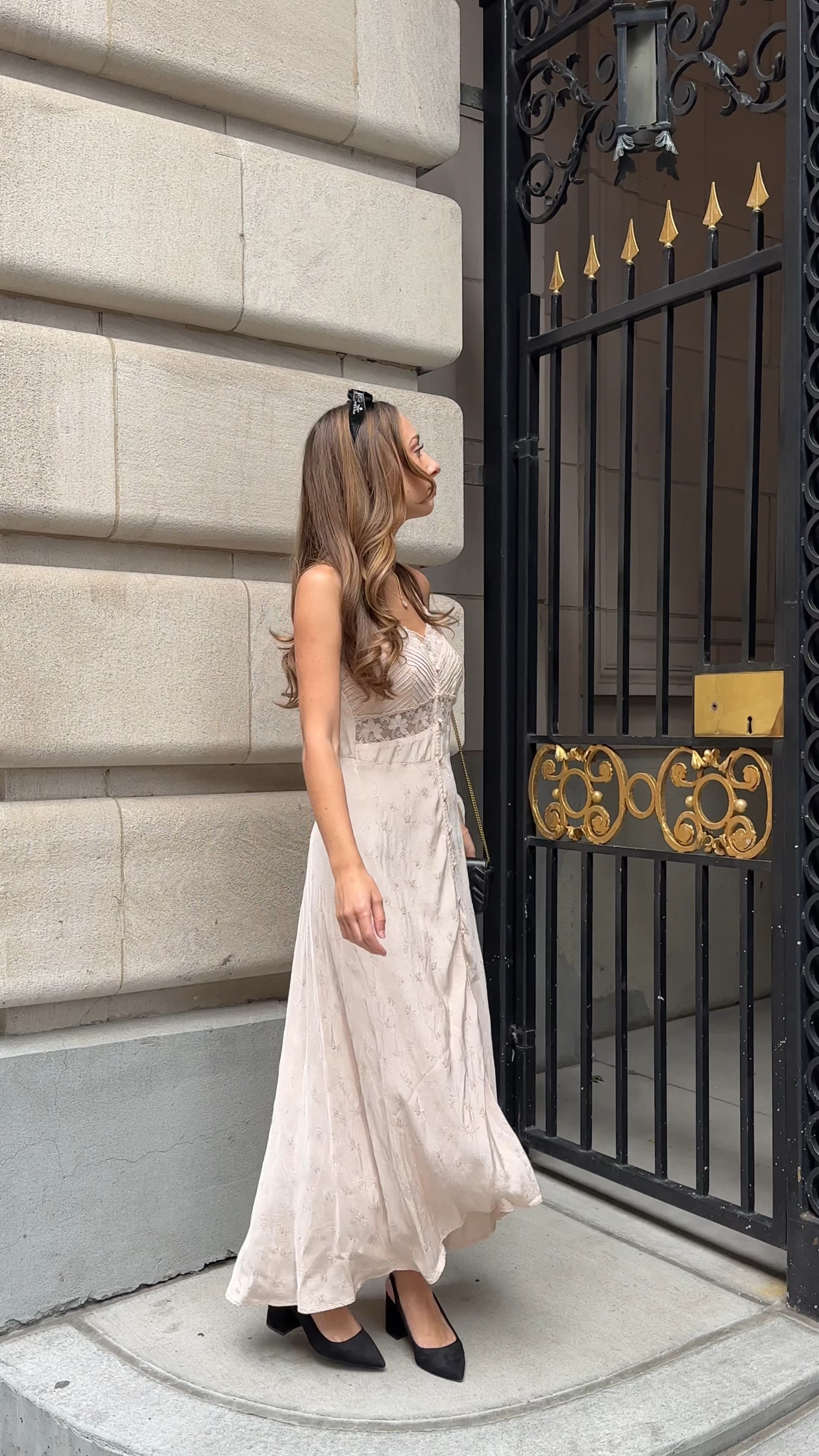 Beautiful Pink Lace Dress from ASTR the Label linked below💕 The black sling back heels I thrifted (originally from ASOS) but linked similar ones! 

#LTKstyletip #LTKVideo #LTKHoliday