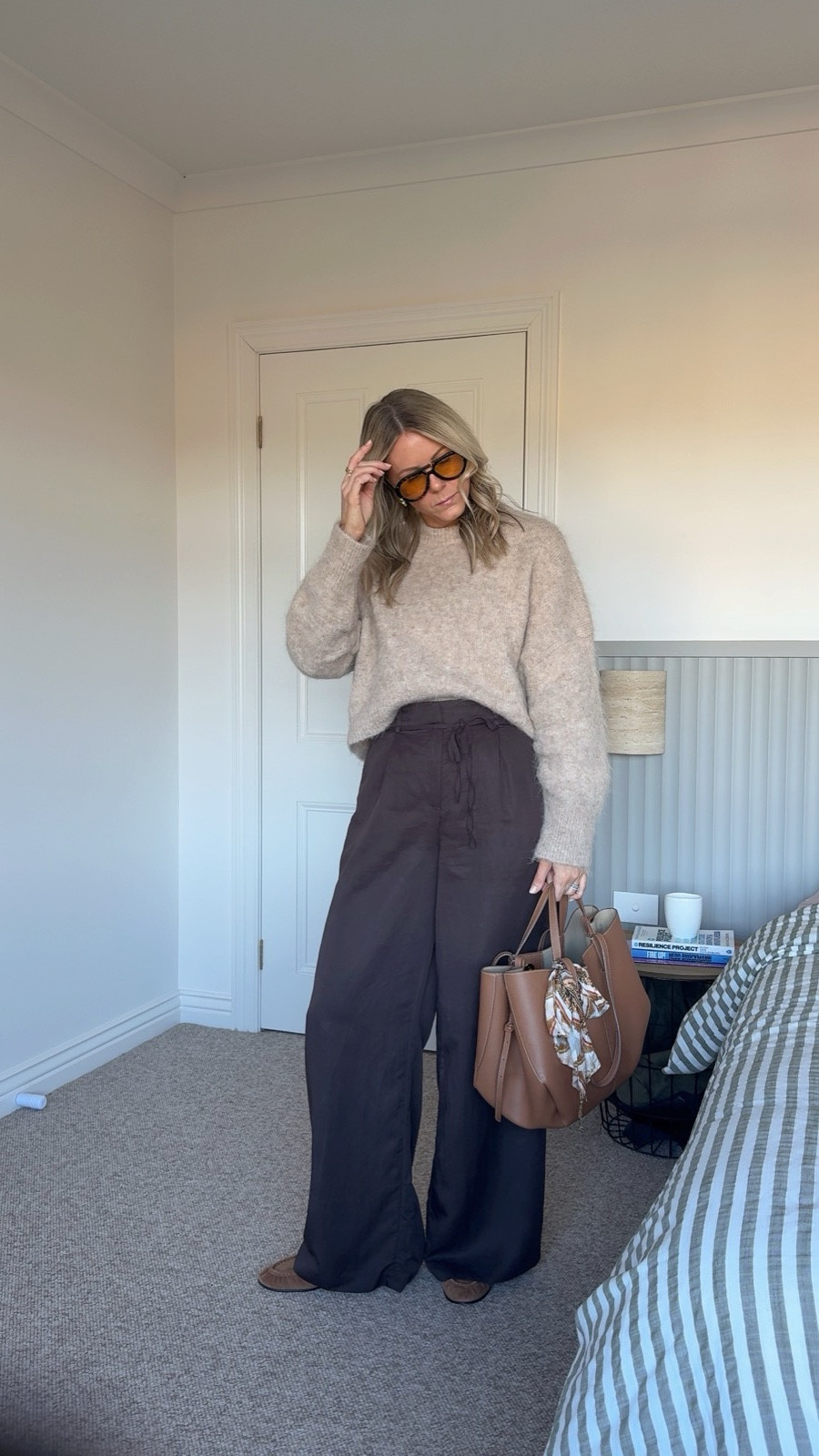 Mondays in comfy pants and fabulous knits. I’m wearing a 10 in the pants (size down, they run big!) and a large in the knit for a more oversized fit x

#LTKaustralia #LTKspring #LTKstyletip