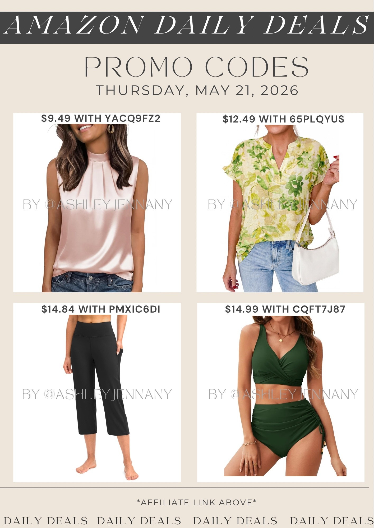 Amazon deals

#LTKSaleAlert #LTKMidsize #LTKSeasonal