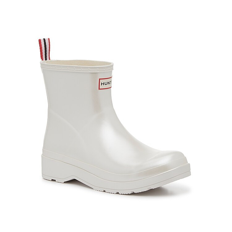HUNTER Original Play Short Rain Boot | Women's | Ivory | Size 9 | Boots | DSW