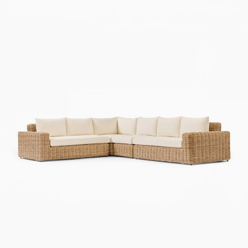 Westport Outdoor 4-Piece Sectional (136") | West Elm (US)