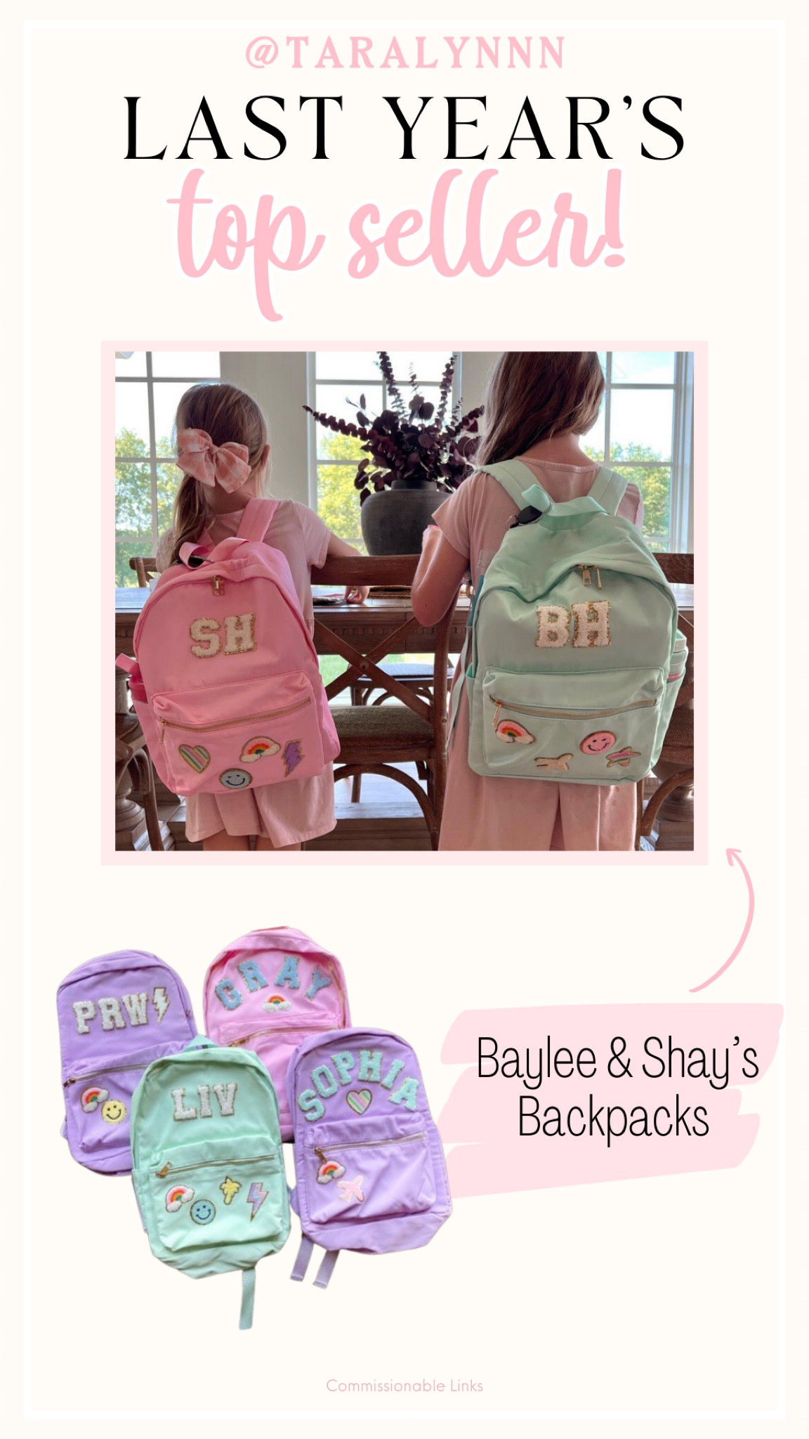 Best Selling Backpack with Personalized Patches

#backpack #backtoschool #bookbag #school #patch #amazon #etsy #kids #schoolclothes #girls 


#LTKBacktoSchool #LTKkids #LTKfamily