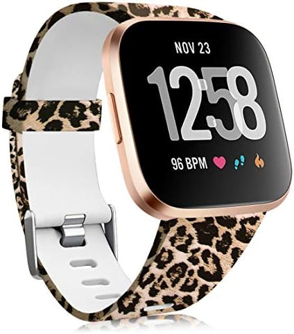 Maledan Compatible with Fitbit Versa/Fitbit Versa 2/Fitbit Versa Lite Bands for Women Men, Silico... | Amazon (US)