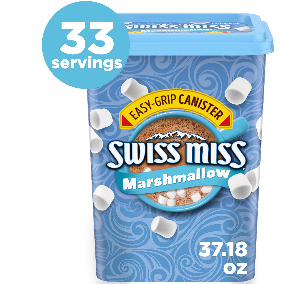 Swiss Miss Marshmallow Hot Cocoa Mix Canister - 37.18oz | Target