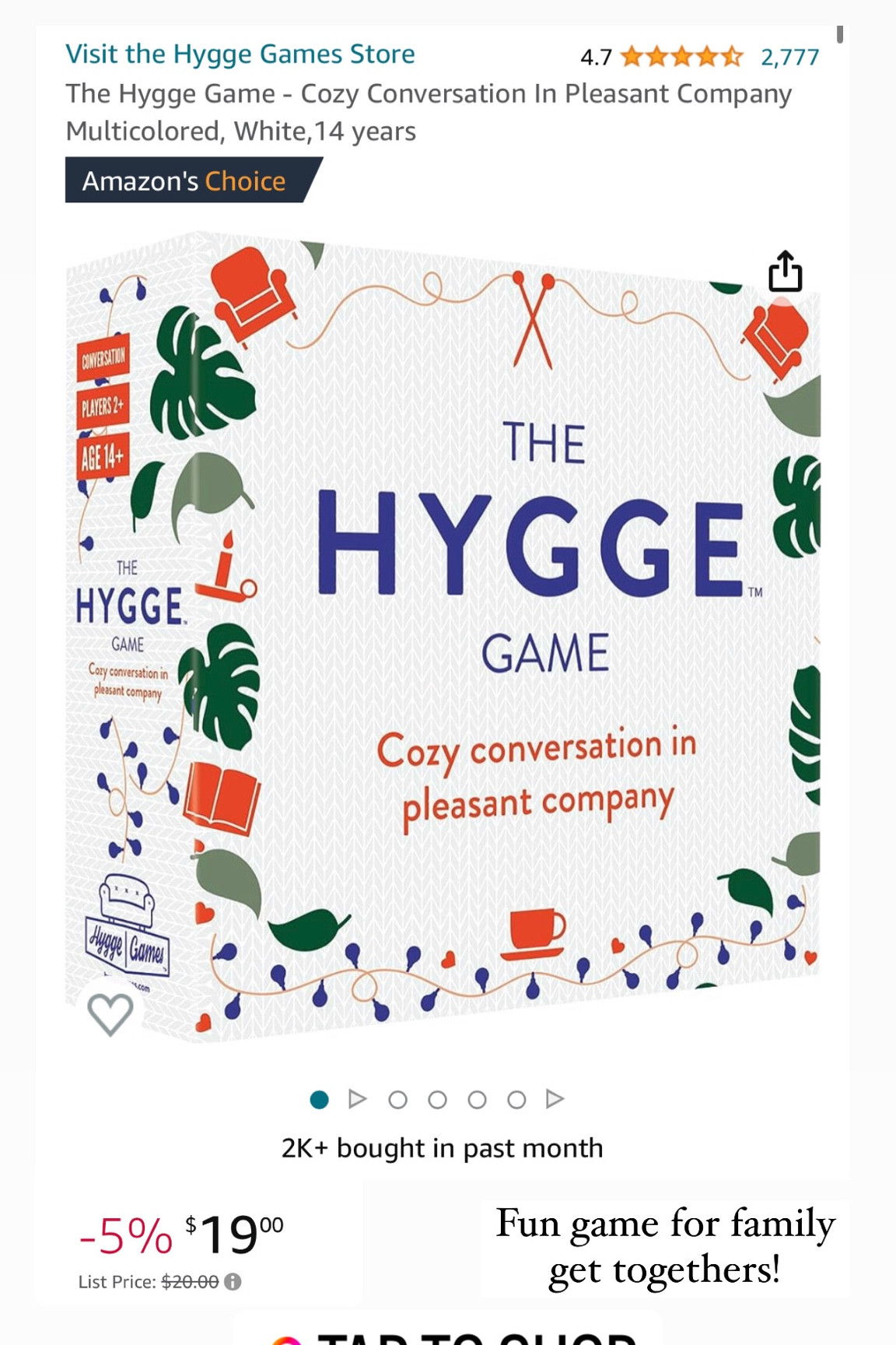 For family game nights or to play over the holiday season!!! 

#LTKHoliday #LTKGiftGuide #LTKCyberWeek