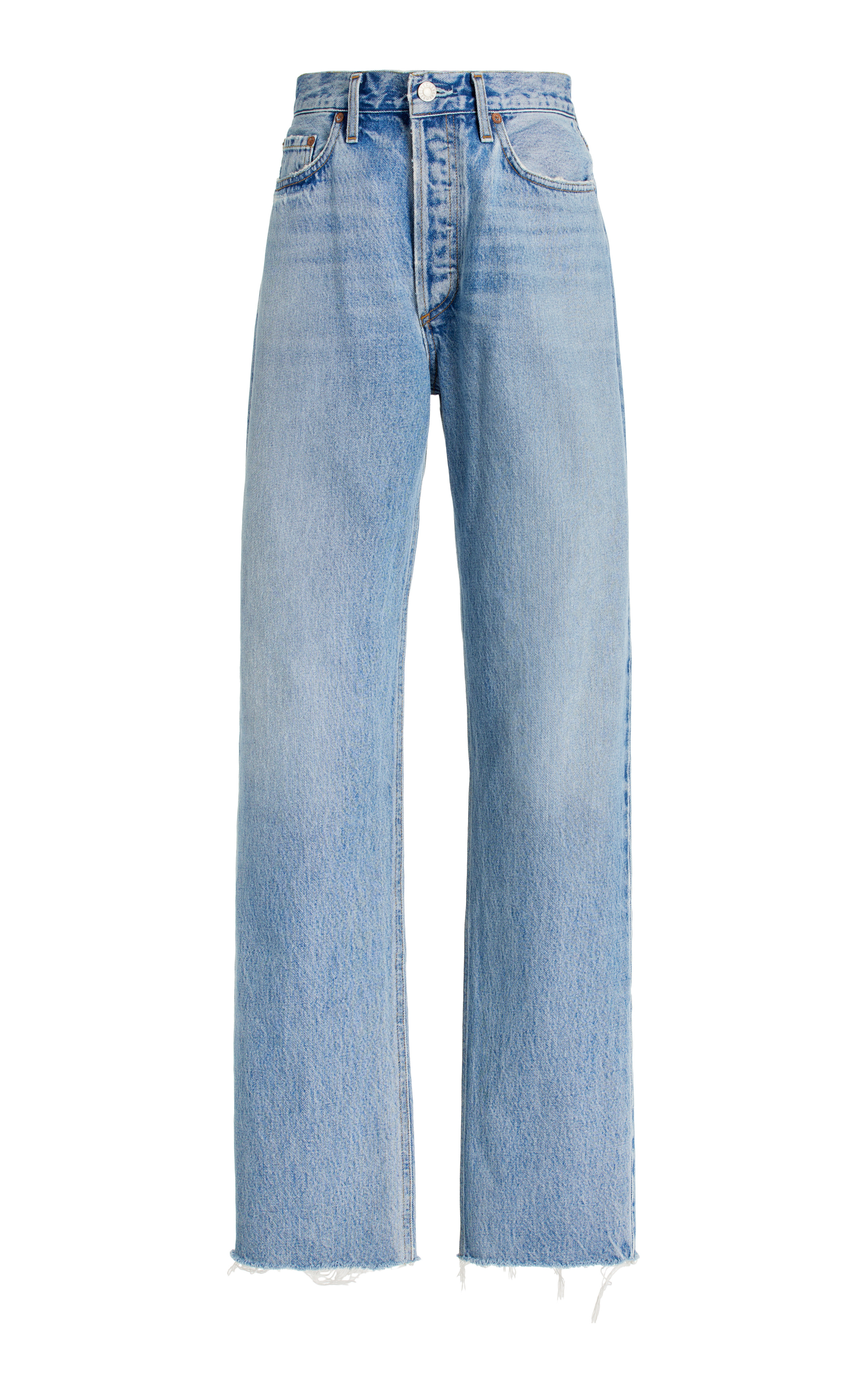 Lana Rigid Mid-Rise Straight-Leg Jeans | Moda Operandi (Global)