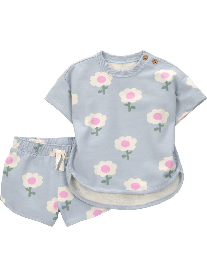 Carter's Child of Mine Baby Girl Outfit Set, 2-Piece, Sizes 0/3-12 Months | Walmart (US)
