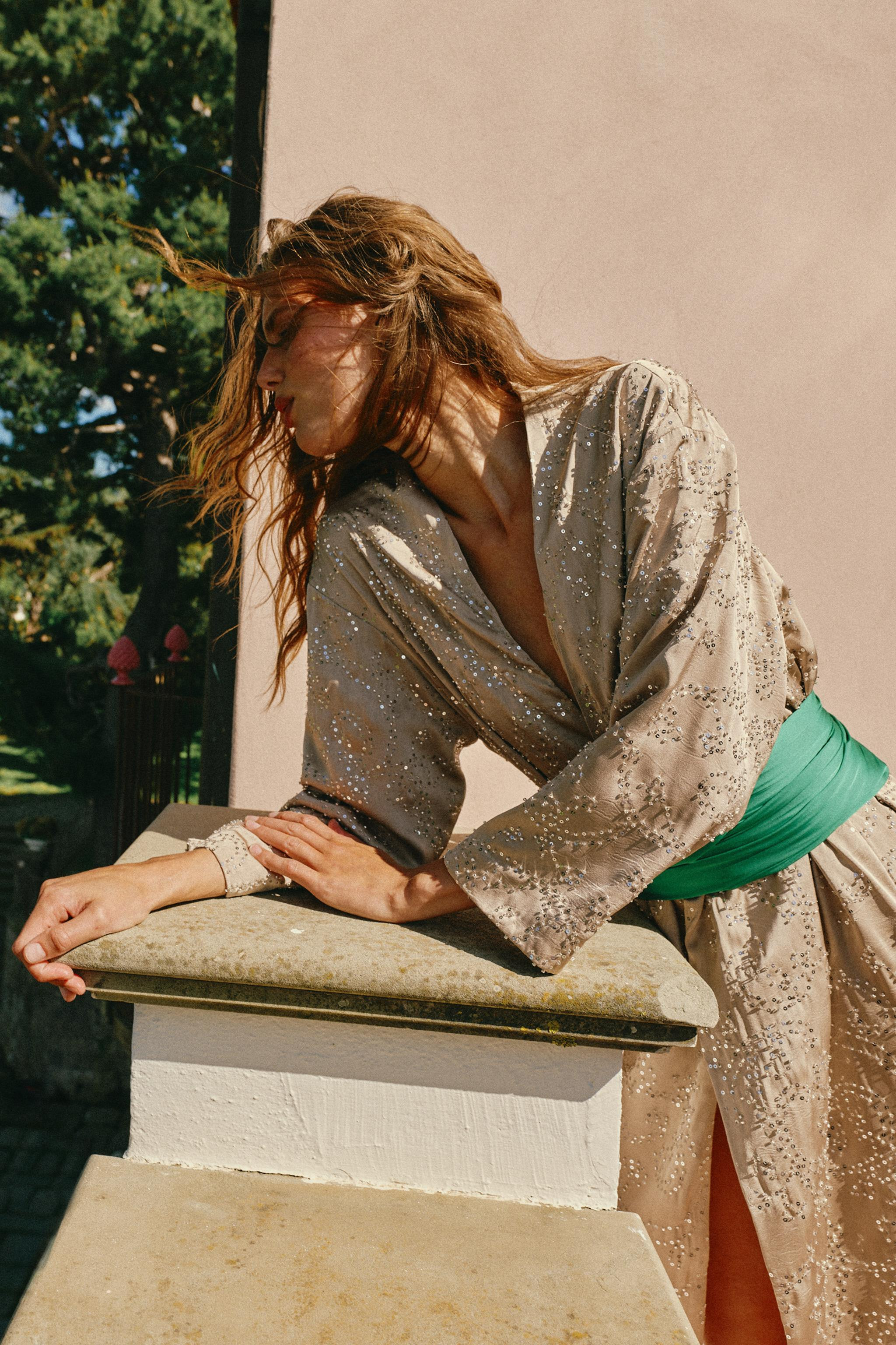SEQUIN KIMONO JACKET | Zara UK