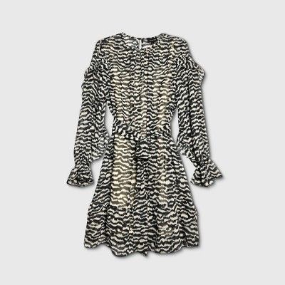 Women's Plus Size Ruffle Long Sleeve Dress - Who What Wear™ | Target