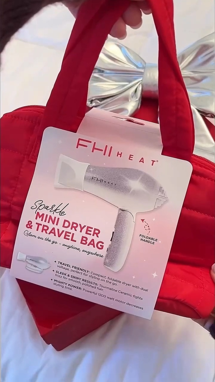 @fhiheat Sparkle Mini Dryer limited edition sparkle design with travel bag. Launched on October 26th exclusively @target
It’s compact, lightweight, and powerful—perfect for travel, gym bags, or on-the-go styling. Would make the perfect stocking stuffer! 

Available for a limited time—grab it before it’s gone this season!

#fhi #fhiheat #target #targetfinds