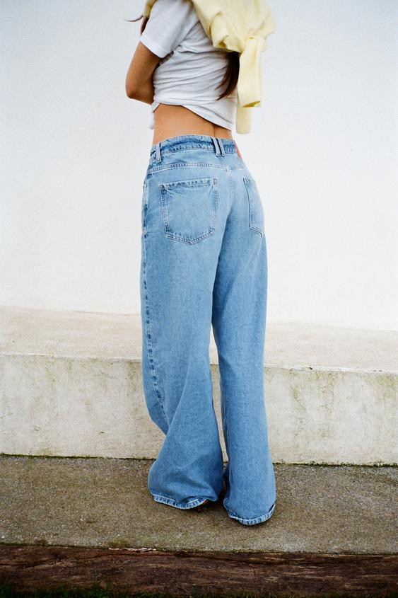 Z1975 HIGH RISE WIDE LEG JEANS | Zara US