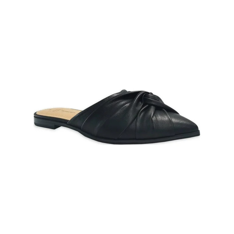 Time and Tru Women's Slip on Dress Twist Mule | Walmart (US)