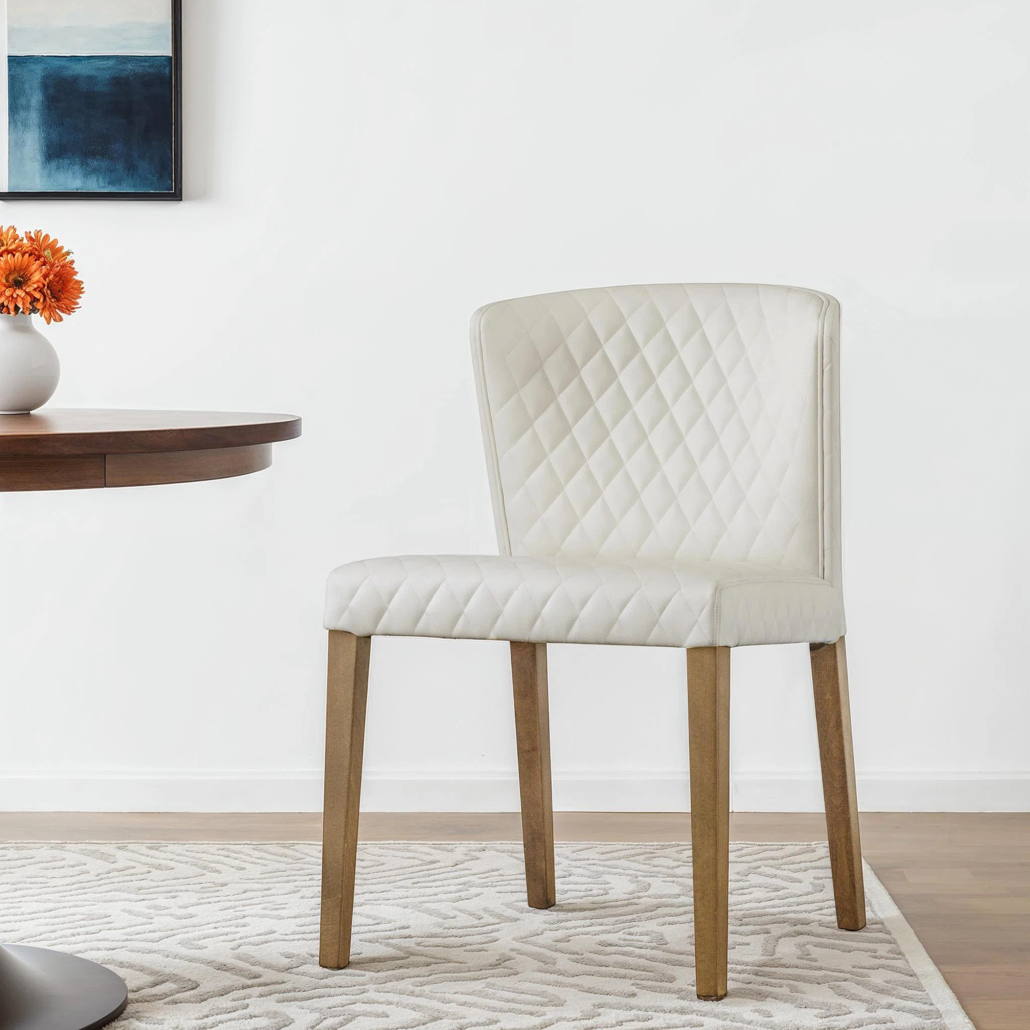 Arnleif 20'' H Faux Leather Upholstered Parsons Chair (Set of 2) | Wayfair North America