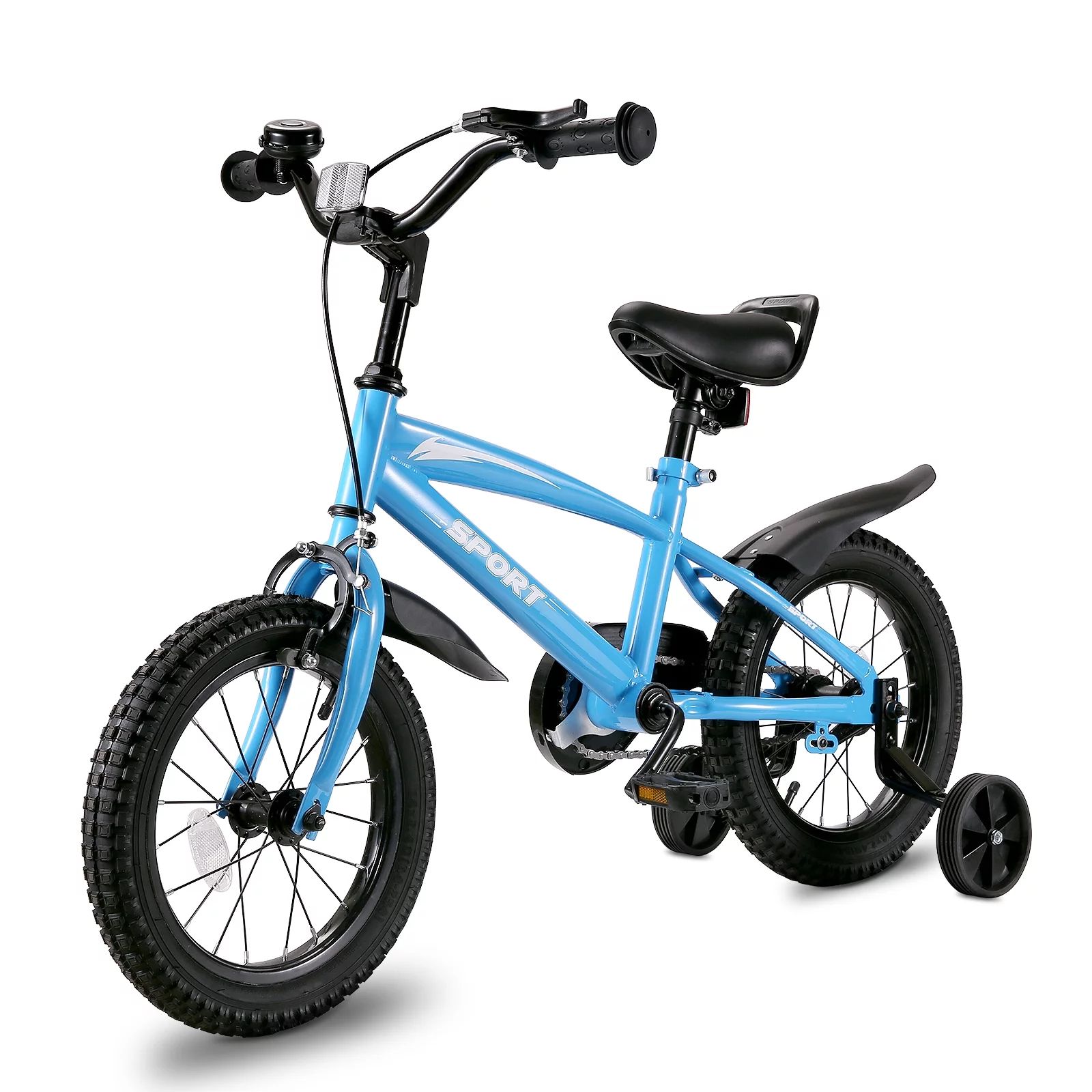 Naipo 14" Kids Bike Girls and Boys Blue Bike for Age 3-6 Years Old | Walmart (US)