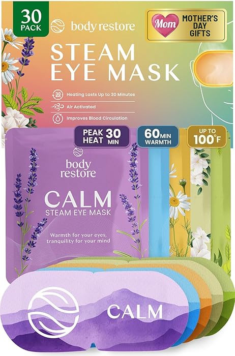 Body Restore Heated Eye Mask for Dry Eyes 30 Pack – Mothers Day Gifts for Mom, Birthday Gifts f... | Amazon (US)