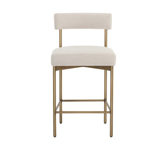Ember Upholstered Counter Stool | Pottery Barn (US)