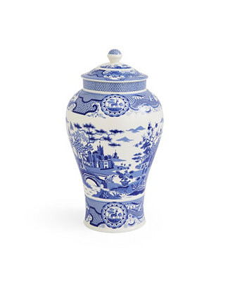 Spode Blue Italian Gothic Castle Ginger Jar - Macy's | Macy's