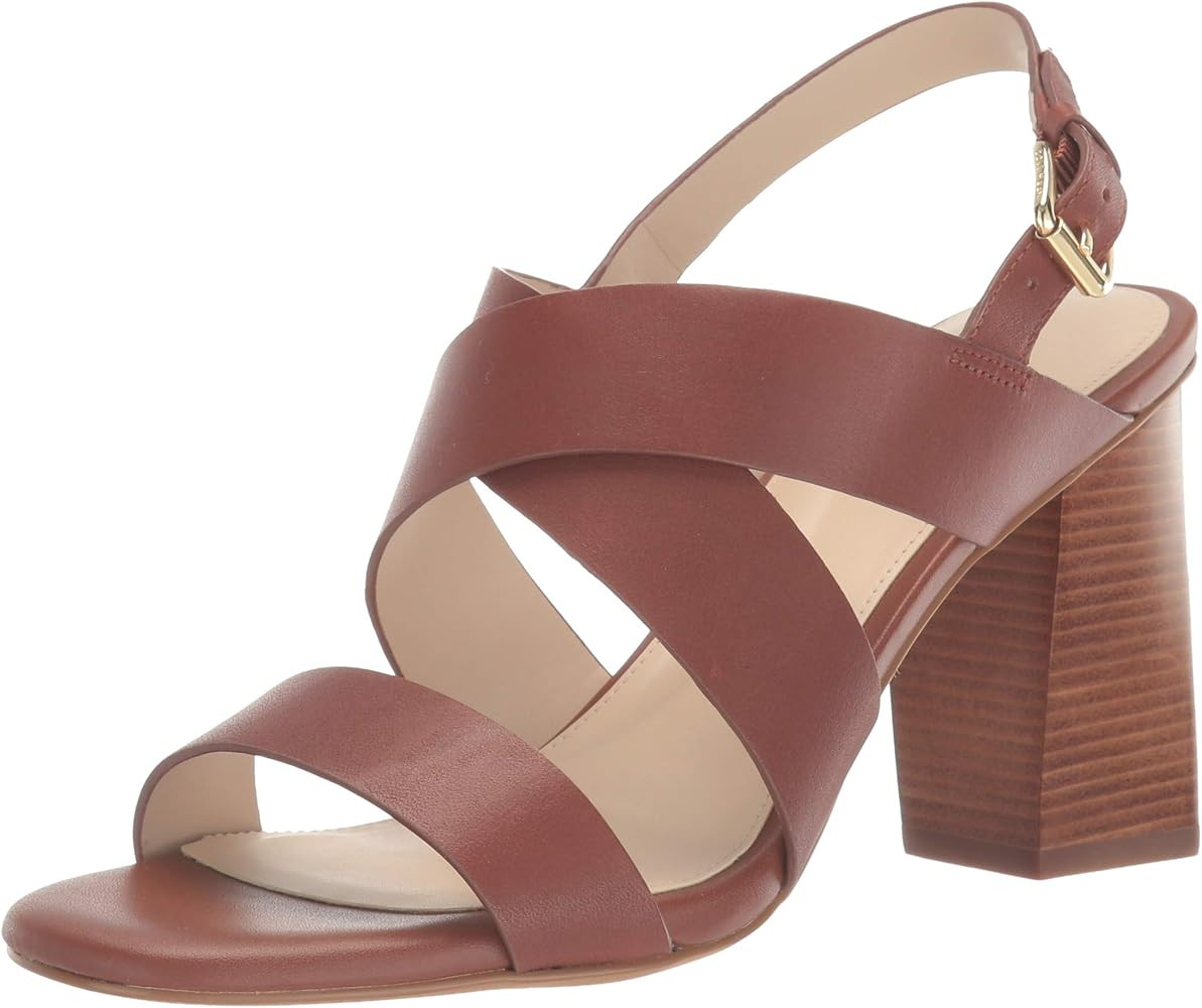 Cole Haan Women's Cynthia Block Heel Sandal (85mm) Wedge | Amazon (US)
