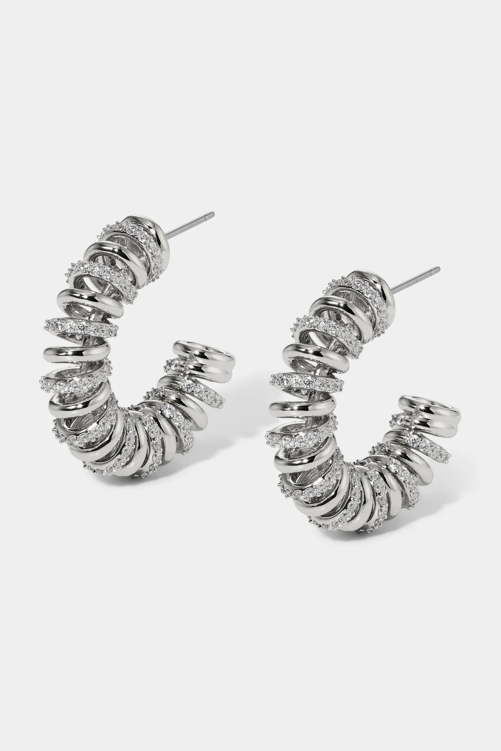 PISA COIL C HOOP EARRINGS | NADRI