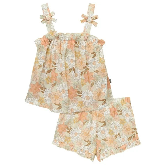 Modern Moments by Gerber Toddler Girl Pajama Set, 2-Piece, Sizes 12 Months - 5T | Walmart (US)