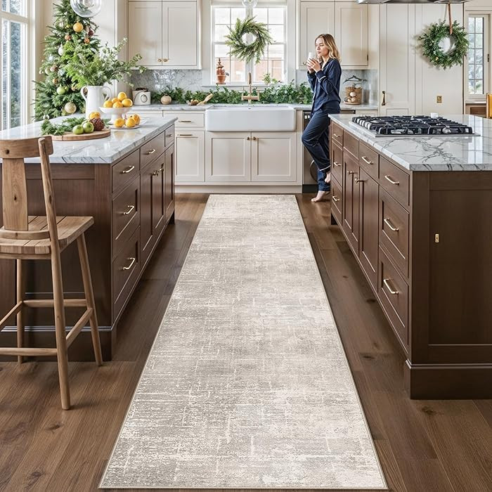 HY HAOYUNLAI 2'6x12 Runner Rugs for Hallways - Soft Kitchen Rug Non-Slip Rug Runner with Rubber B... | Amazon (US)